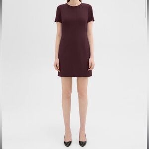 Theory Deep Purple Mini Dress